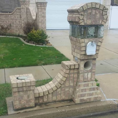 Masonry Mailbox
