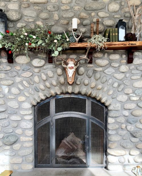 Cobble Stone Wall Installation in Salt Lake City, Weber & Davis, UT