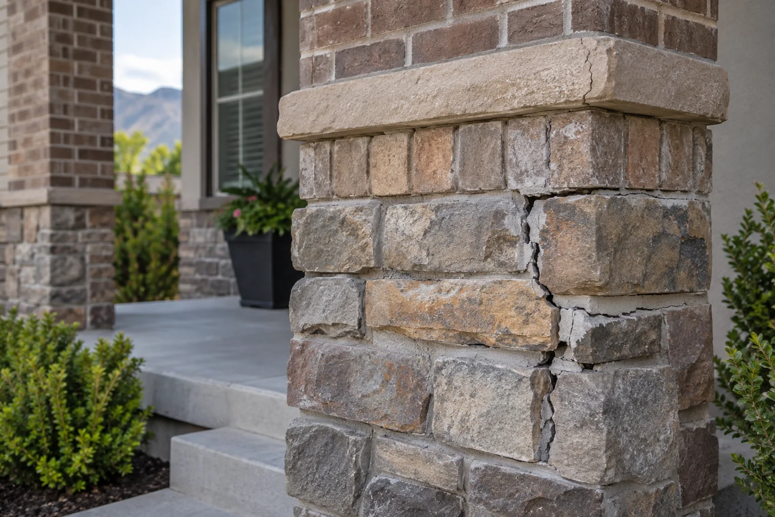 Tuckpointing before repair