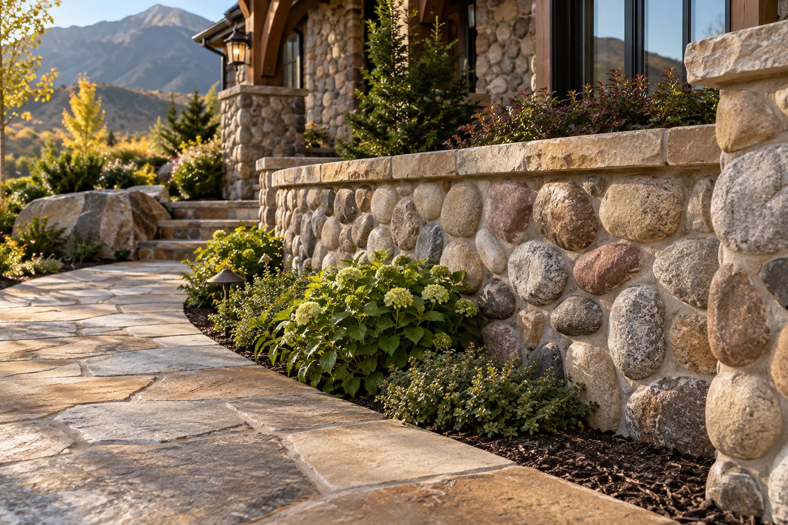 Cobblestone by Rockn-It Masonry