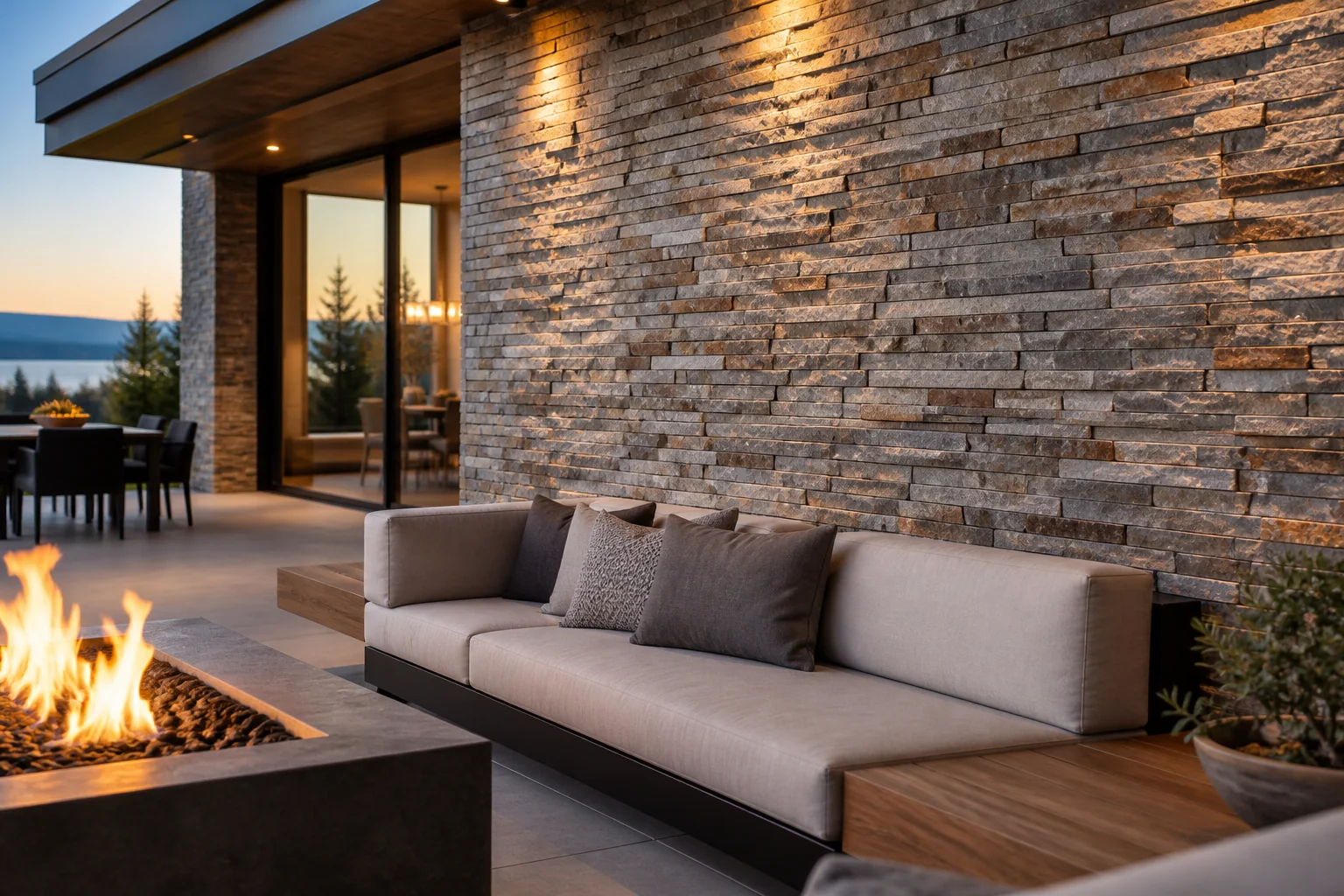 Flat and Ledger Stone by Rockn-It Masonry