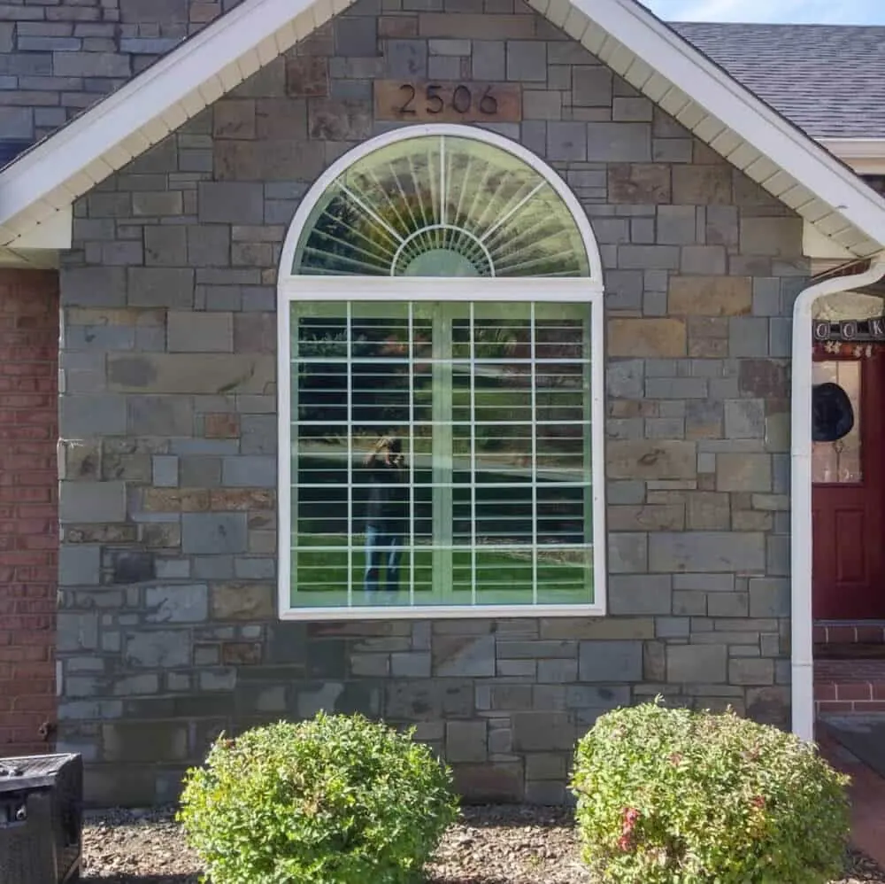 Stone Home Construction with visible stone texture, color, and joint detail for comparing masonry finish options.