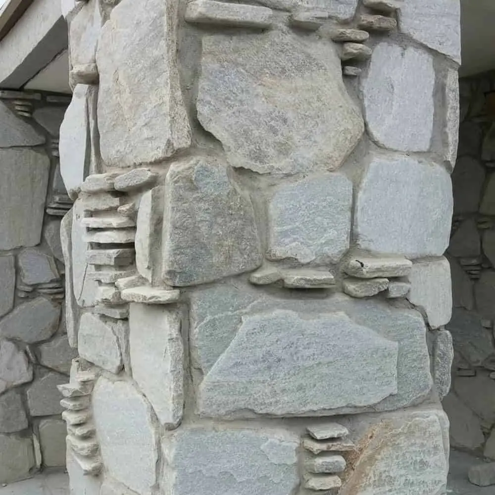 Stone Restoration with visible stone texture, color, and joint detail for comparing masonry finish options.
